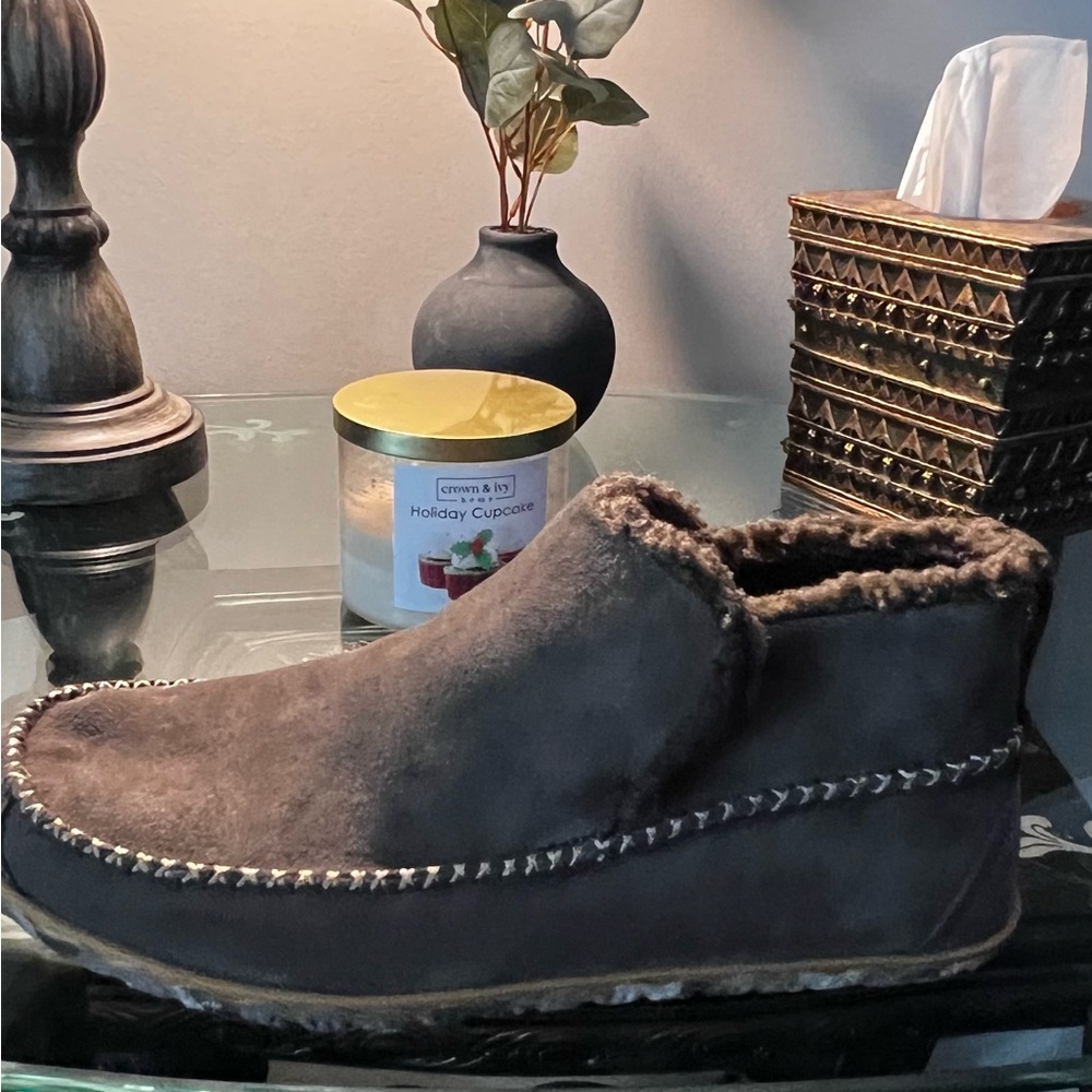 💥SOLD💥L.L. Bean Dark Brown Men's Loafers with Cozy Lining.BRAND NEW. NO BOX